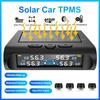 Smart Solar TPMS Tire Pressure Monitoring System with Fast Alarm and Dual Charging