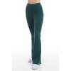 Gerippte Lycra-Leggings mit spanischem Bein und hoher Taille
