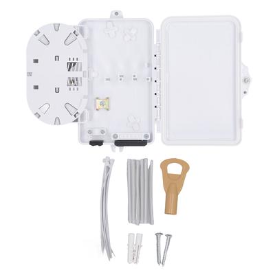 Scatola di Distribuzione Fibra a 6 Core Scatola Splitter Giunzione Fibra Ottica Impermeabile Scatola Terminale FTTH per