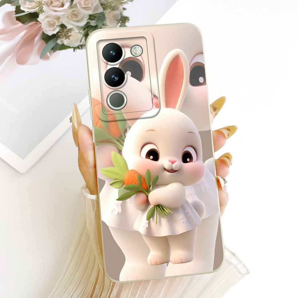 Für vivo Y200 5G Hülle Beliebtes Süßes Design Silikon Rückseite Für Vivo y200 Y 200 5G Handy Schutzhüllen Stoßfänger