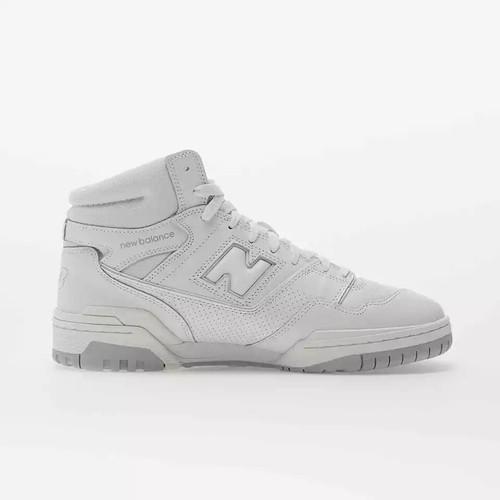 New Balance 650 Trojitě bílé kožené basketbalové boty BB650RWW Pánská velikost