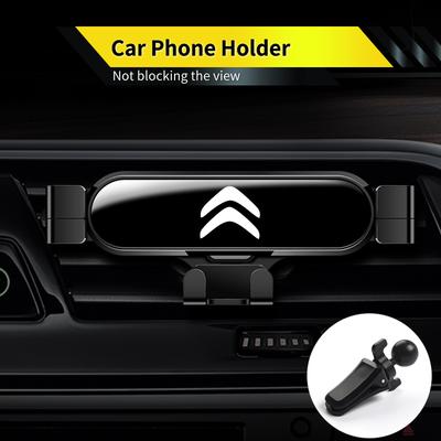 Car Phone Holder Mount Gravity Phone Support With Hook Accessories For Citroen C4 C3 C5 C1 C2 Berlingo Celysee Cactus Picasso
