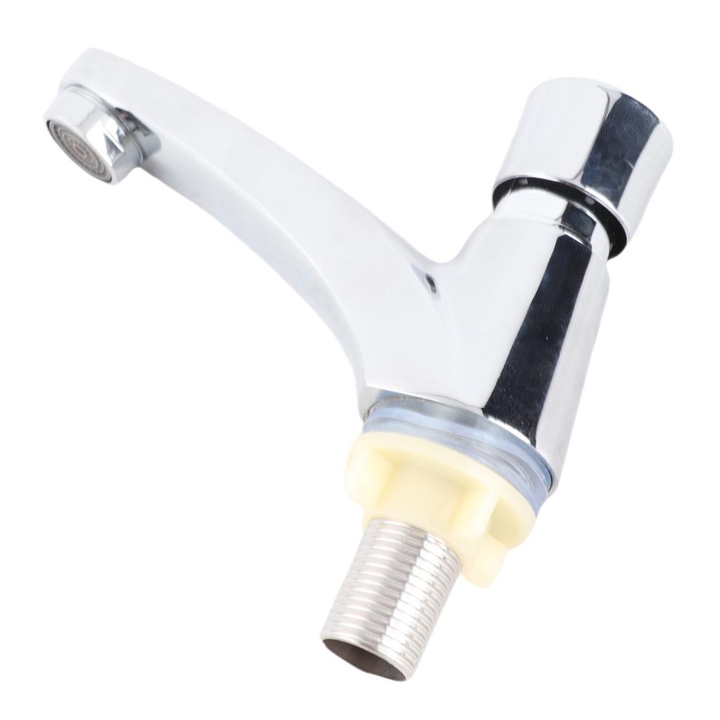 Faucet Bathroom Mixer Tap Self-closing Faucet with Time Trigger Function, G1Celsius2 Thread, Basin Faucet for Kitchen, Bathroom