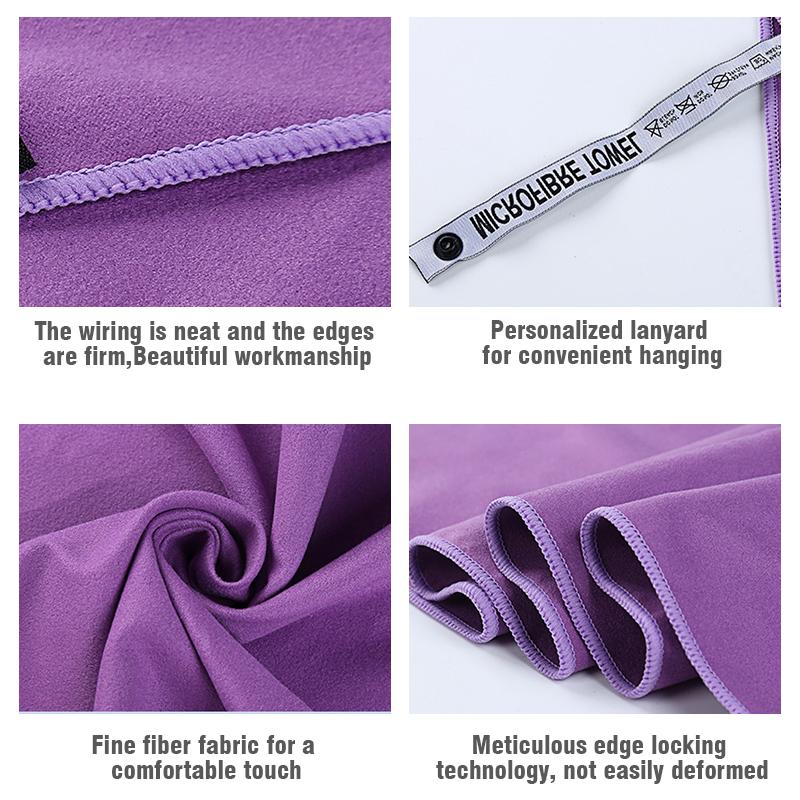 Ręcznik z mikrofibry, gruby, sportowy, podróżny, szybkoschnący, super chłonny i super miękki, duży ręcznik do włosów, lekki ręcznik fitness