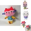 Adorable Gabby Dollhouse Plush Toy Mercat Cartoon Stuffed Animal Mermaid Cat Plushie Doll