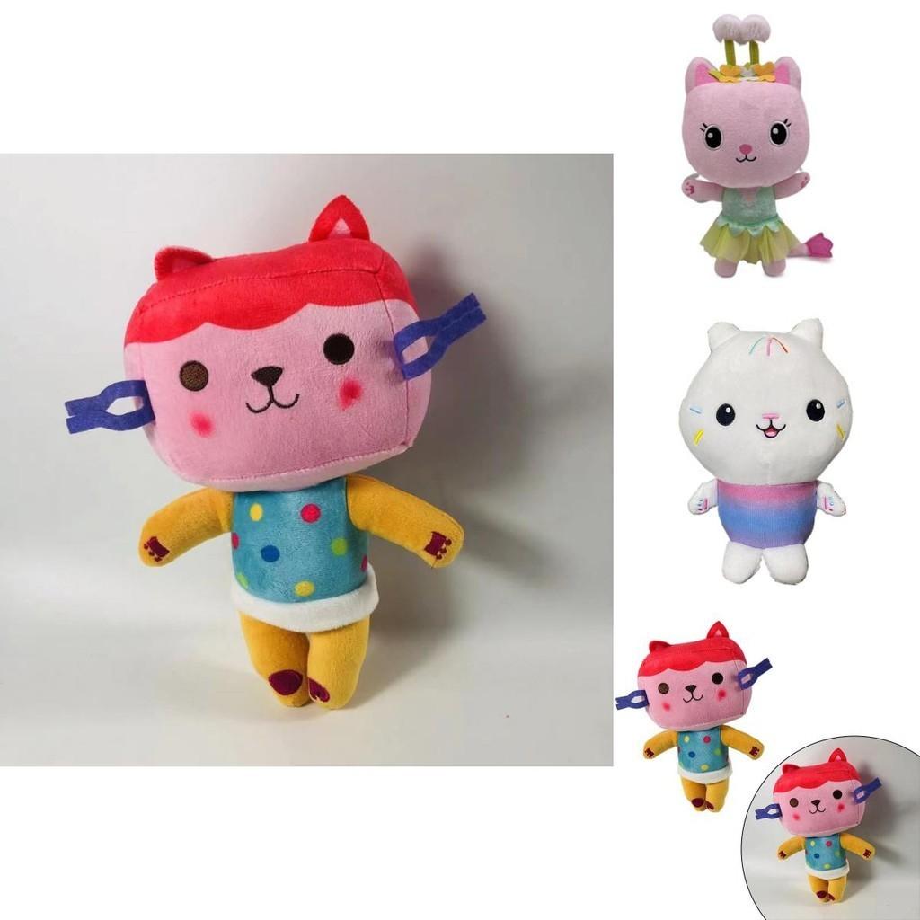 Adorable Gabby Dollhouse Plush Toy Mercat Cartoon Stuffed Animal Mermaid Cat Plushie Doll
