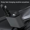 120W Universal Car Charger Super Fast Charging Retractable 4 in 1 Splitter Adapter Cigarette Lighter for Apple 15 Huawei Xiaomi
