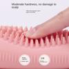 Silicone Portable Business Trip Shampoo Massage Brush Lotion Bottle Shampoo Brush Two-in-One Travel Sub-Bottle