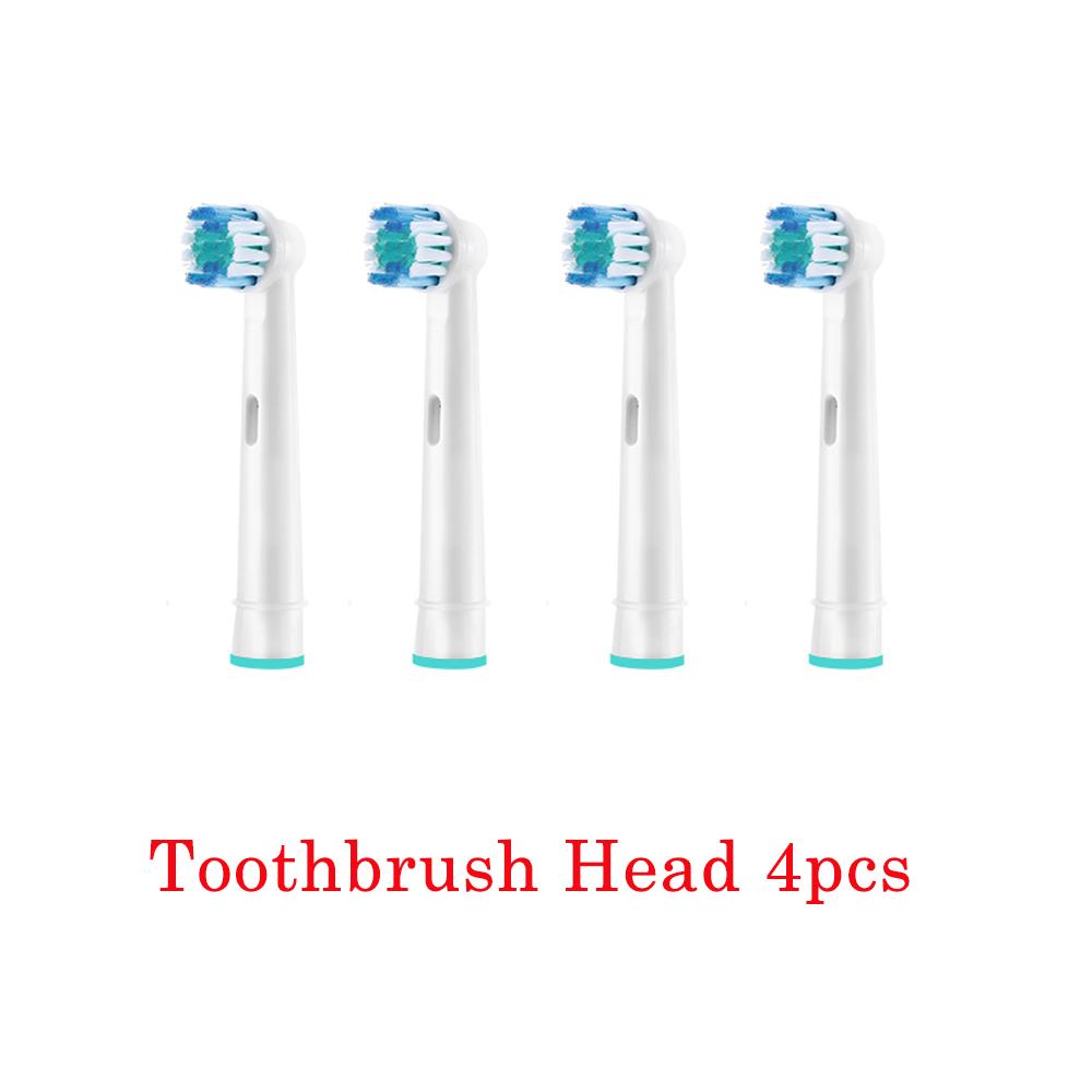 Smart Rotating Electric Toothbrush, Rechargeable Rotary Toothbrush with 4 Heads, Electric Toothbrush for Adults Soft Replacement
