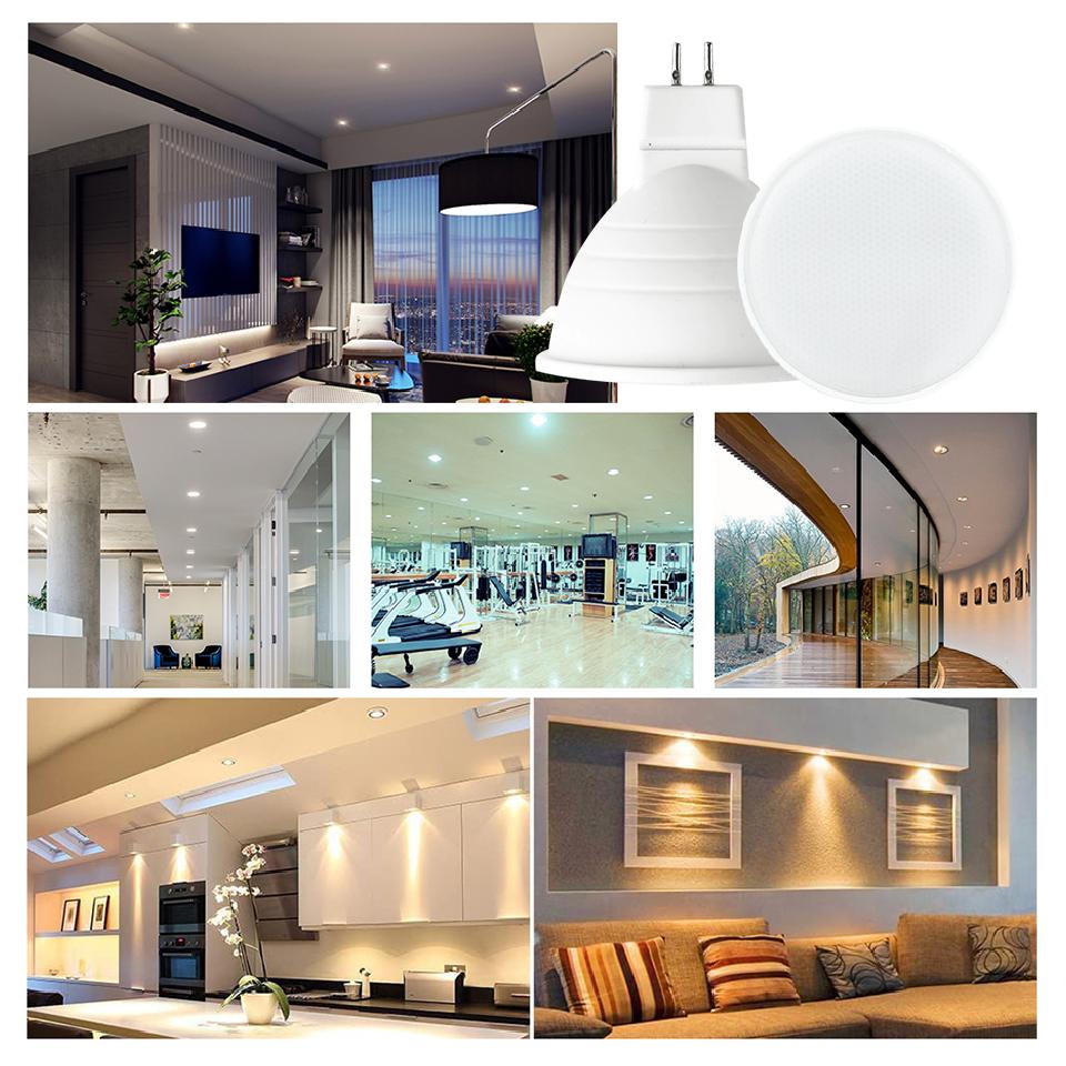4-10PCS MR16 Bulb GU5.3 led Spotlight AC 110V 220V 12V Bombillas Spot Light Replace The 50W Halogen Lamp Home Derection