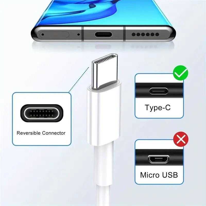 6A 111W 1/1/11pcs USB Type C Charge Cable Fast Charging Cable for Huawei Xiaomi Samsung POCO Oneplus, Realme, Android Data Cable