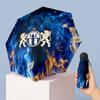 FC Zürich Mini 5 Fold Pocket Umbrella Compact Lightweight Anti UV Rain Sun Protection Umbrella Portable Travel Umbrella