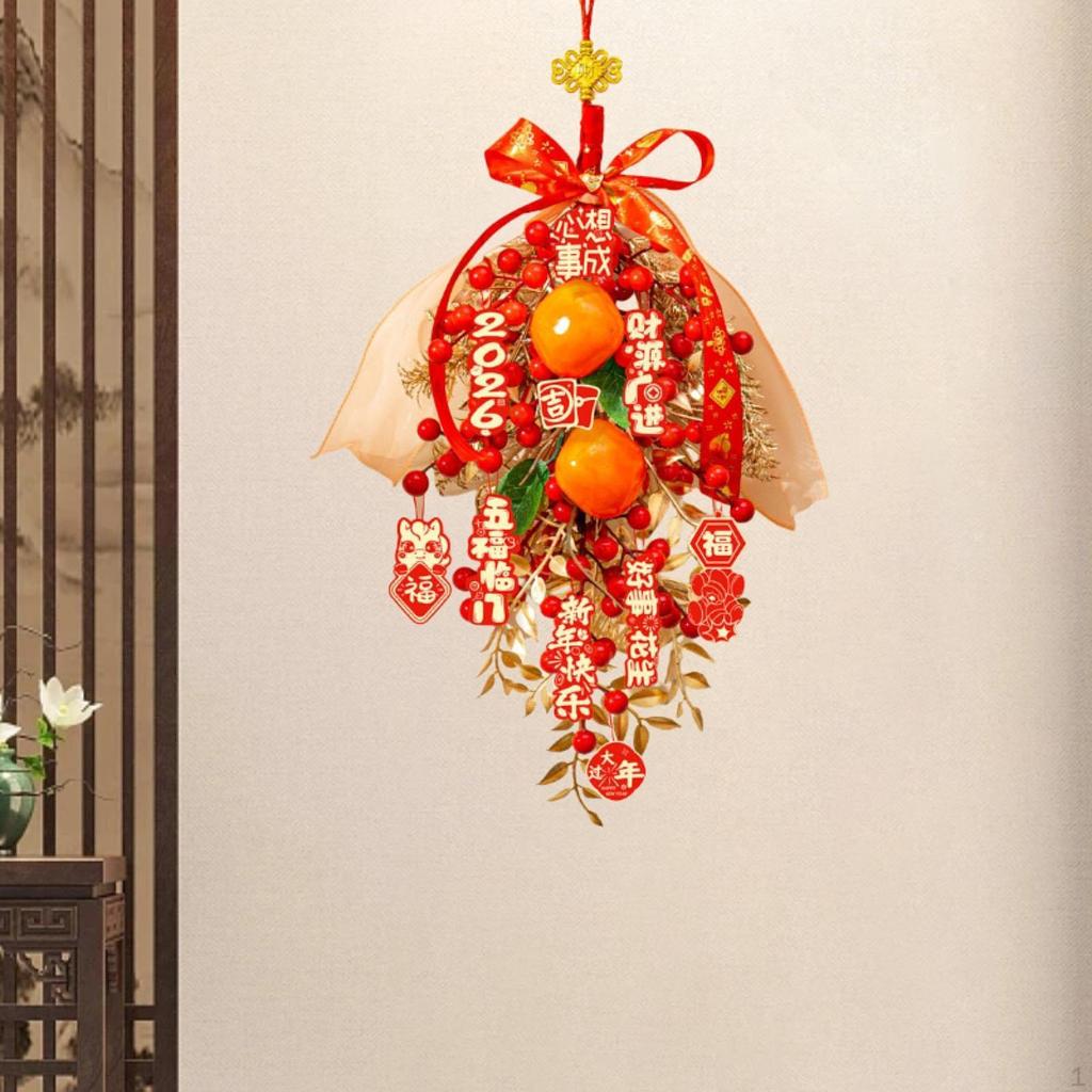 Chinese Year Hanging Decoration Decor Decorative Traditional Entryway Sign for