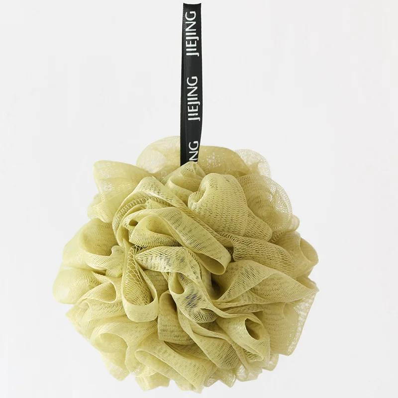 Weiche Netz-Bade-Schwammbälle Körperreiniger Peeling-Schrubber Badekugel Nylon-Reinigungspinsel Duschquaste Badeblume
