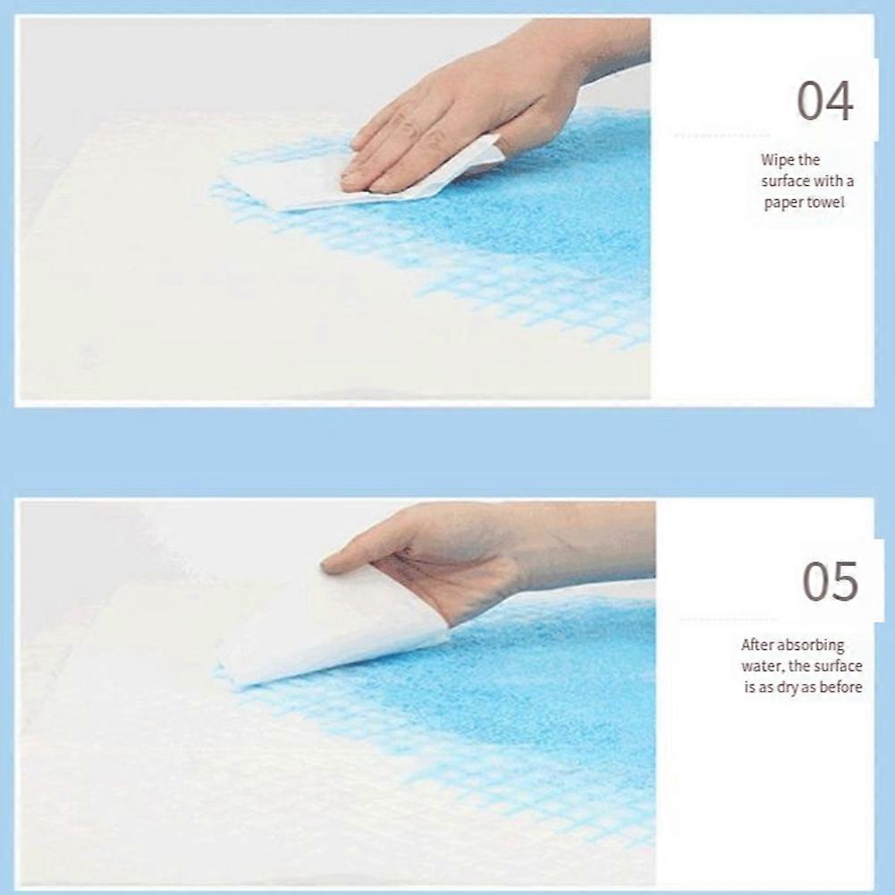 100PCS Super Absorbent Pet Diaper Dog Training Pee Pad Disposable Healthy Nappy Mat for Cats Dog Diapers Quick-Dry Mat,S