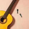 1Pcs Strap Retainer System Locking Button Pins Locking End Stud  for Acoustic Bass Guitar