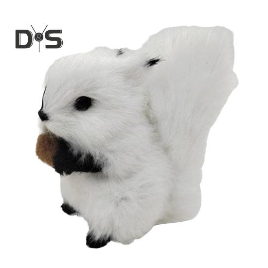 Plüsch-Eichhörnchen-Figur, realistische Simulation, Eichhörnchen-Modell, lebensechtes Kunstfell, Tier-Miniatur, Home-Office, Schreibtisch-Dekoration, Ornament