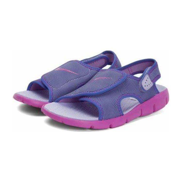 Nike Sunray Adjust 4 Slip Resistant Cushioning Abrasion Resistant Breathable Children's Sandals Purple Kids' 386520-504
