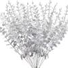 20/10PCS Artificial Eucalyptus Leaves Artificial Plants Tree Stems Flower Wreath Bouquet Garden Decorations Home Accessories