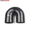 a+70mm 57mm 63mm 76mmID 180Degree Silicone Reducer Hose Silicone Hose Coupler Intercooler Tube for Car Intercooler Intake Piping