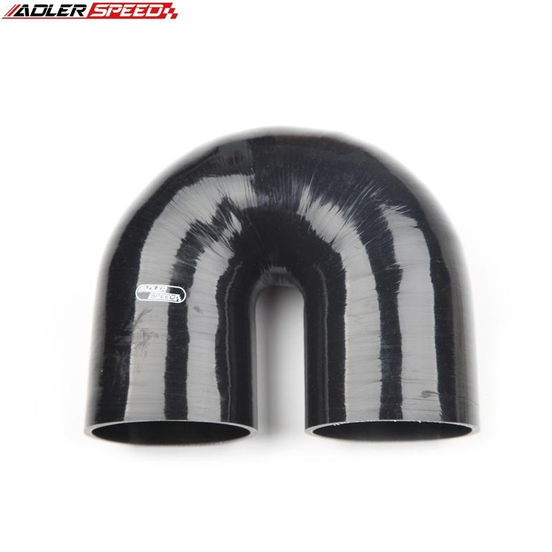 a+70mm 57mm 63mm 76mmID 180Degree Silicone Reducer Hose Silicone Hose Coupler Intercooler Tube for Car Intercooler Intake Piping