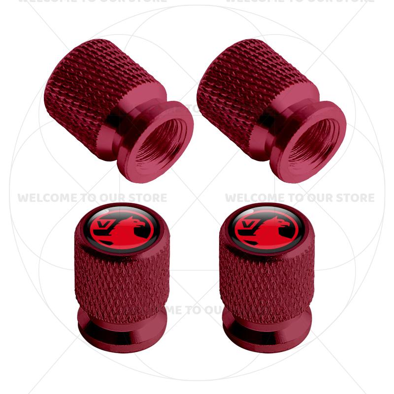 For Vauxhall GTC Emblem Opel Insignia Astra Agila Corsa 4Pcs Aluminum Car Tire Valve Caps Wheel Stem Air Dust Covers Accessories