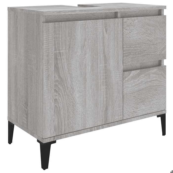 VidaXL Armoire de bain sonoma gris 65x33x60 cm bois d'ingénierie 819834