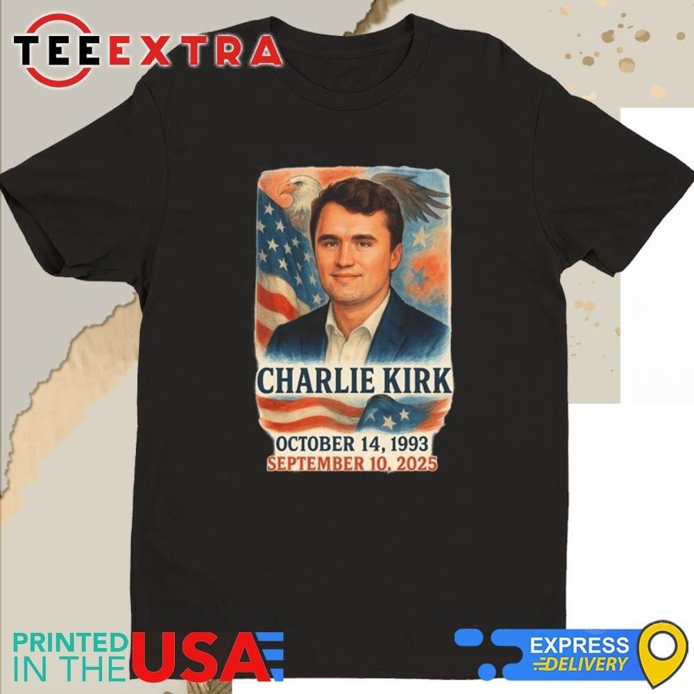 Stand With Charlie Kirk Oct 1993 – Sep 2025 Shirt Unisex T-Shirt XL