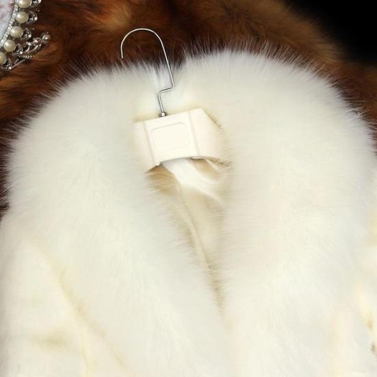 Women's Fuzzy Winter Coat Faux Fur Trim Warm Jacket Open