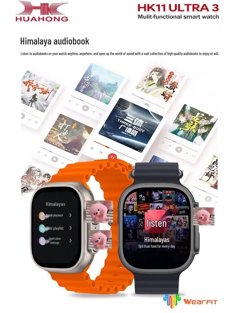 Huaqiangbei HK11 Ultra3 Smartwatch with Dual Payment & Sports Features