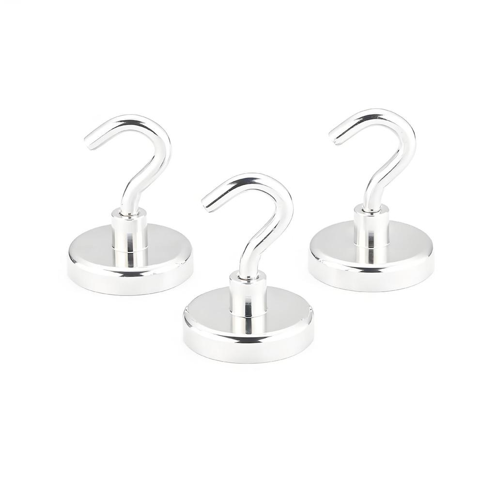 Neodymium Iron Boron Magnetic Hook for Kitchen, Refrigerator, and Door Storage