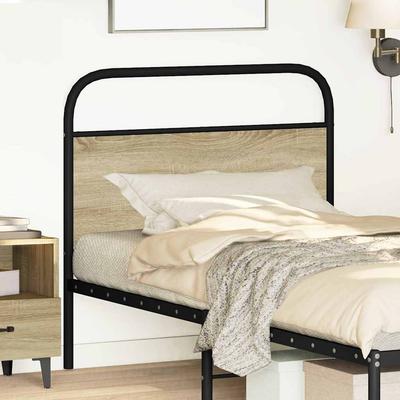 Replacement Headboard In Sonoma Oak 90 Cm Steel and Wood Based Material