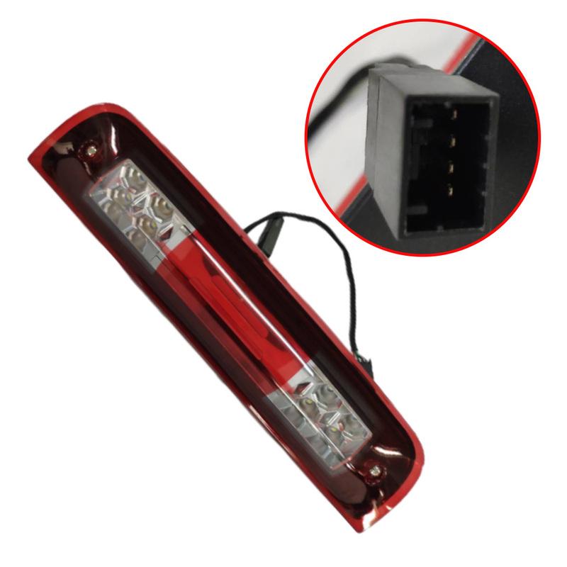 LED Third White Cargo Tail Lamp 3RD Rear Red Brake Light Compatible with 2009-2018 DO-DGE RAM 1500 2500 3500