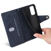 For OnePlus Nord Case PU Leather Foldable Stand Wallet Phone Cover with Rivet Decor