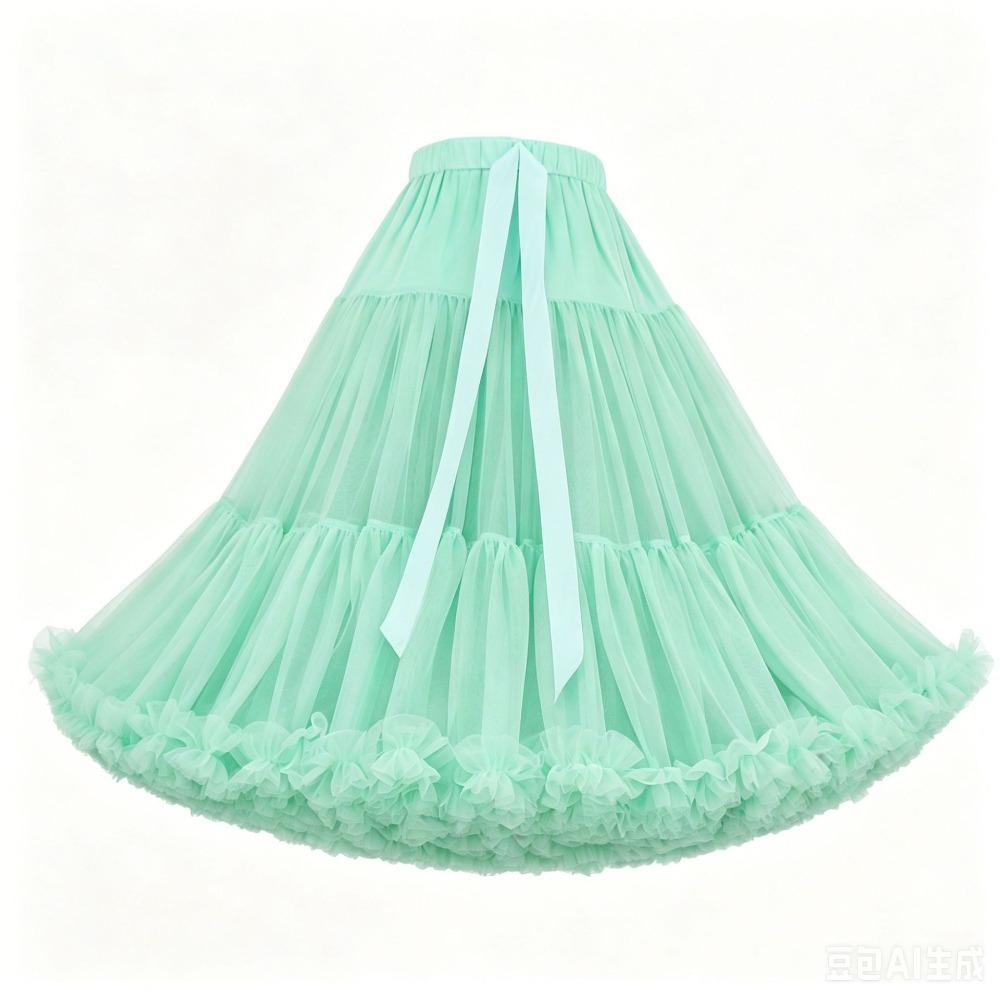 Super Puffy Petticoat Boneless Design Knee Length Petticoat Boneless Underskirt Rockabilly Styling