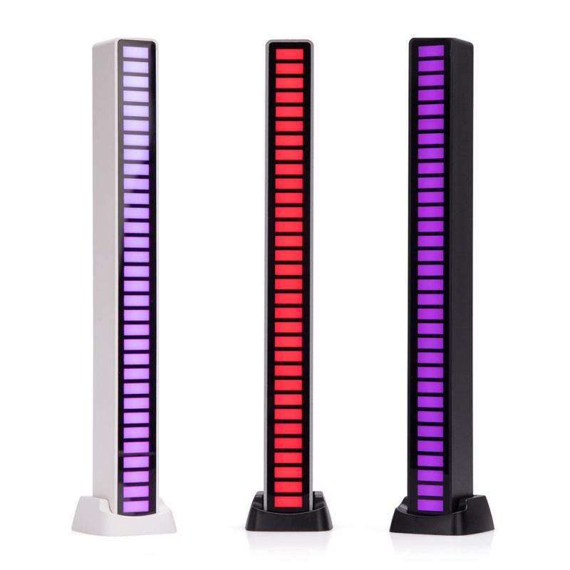 

Светодиодный ритмический светильник для пикапа, RGB звуковой контроль, автомобильный атмосферный свет, украшение для вечеринки