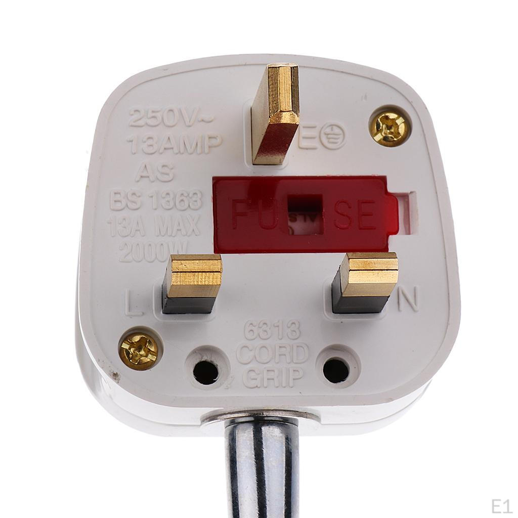 E27 Screw Light Bulb Socket Holder Converter with On/Off Switch 13A-UK Plug