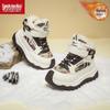 Hui Li Boys' Winter Non-Slip Sports Shoes with Warm Velvet Lining