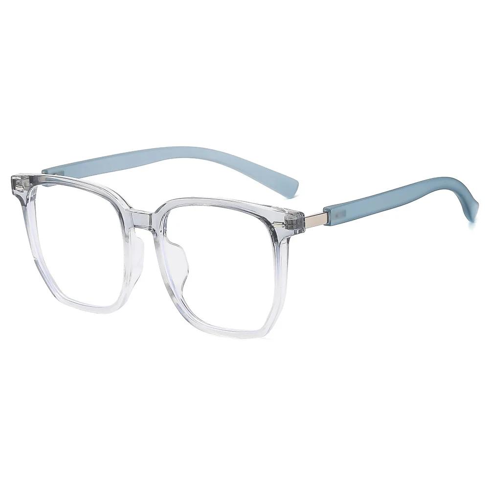 Square Shape Frame Anti-blue Eyeglasses for Men Women Fashion Simple PC Eyeglasses Light Blocking Lenses Eyeglasses Glasses