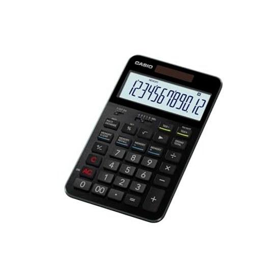 Casio Premium Calculator Black Just Type 12 Digits S100X-BK
