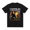 Thiccolas Cage Rolig Meme T-shirt Obalanserad Olämplig Filmälskare T-shirts Absurd Galen Pinsam Utbytespresent Skämt Gåva T-shirts