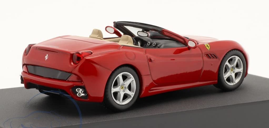 Scale Ferrari California 2008 Diecast Car with Case 1/43 (Red)