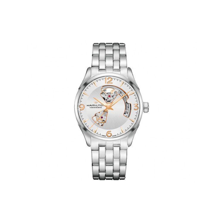 

Hamilton Jazzmaster Series Automatic Mechanical Movement Waterproof Date Display Chronograph Watch Men watches Silver H32705151 Regular Watch Box