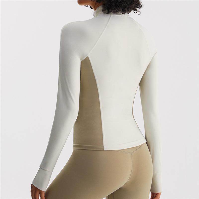 

Women s Quick-Dry 3D Slim Fit Long Sleeve Yoga and Running Jacket XL