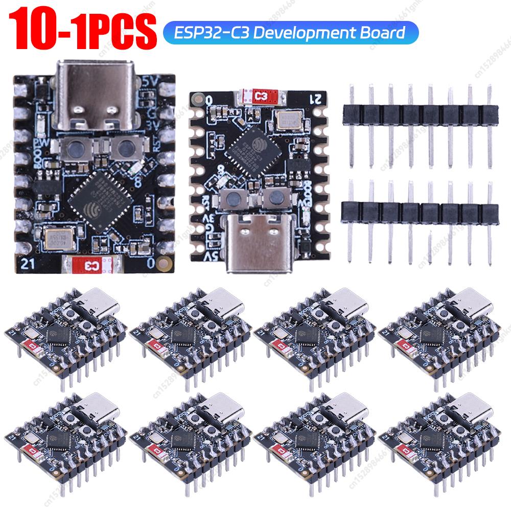 1-10PCS ESP32 C3 SuperMini WiFi Bluetooth-Compatible Board SuperMini Development Board Development Board CORE Board for Arduino