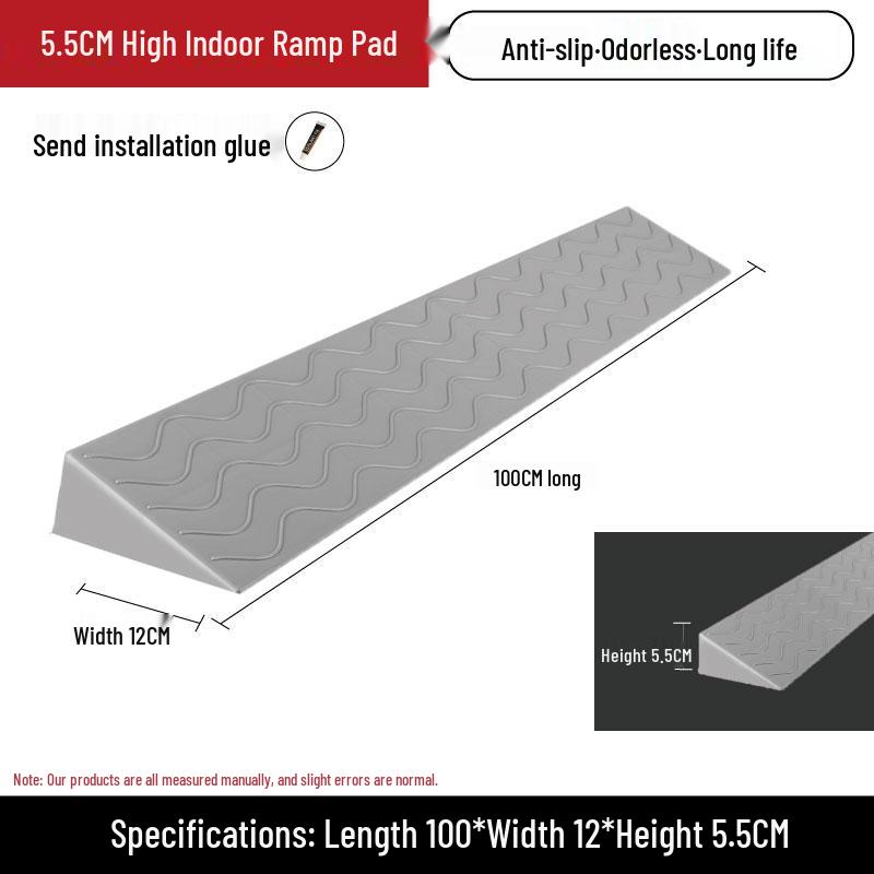 Threshold Uphill Ramp Mat for Indoor Sweeping Robots