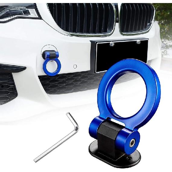 TOMALL Tow Hook Kit Red Car Decorations Sticker Car Decor Bumper For Auto Exterior Accessories (ONLY Decoration)