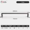 Oukali Modern Fashion Furniture Cabinet Handle Wardrobe Kitchen Matt Black Zinc Alloy Drawer 320mm Handles