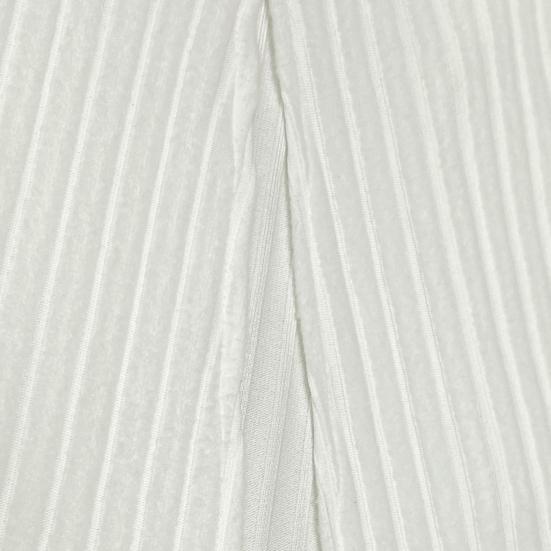 Women Knitting Tops High Collar Long Sleeve Slim Fit Sweater Tops Mid-length Side Split Design Solid Color Ribbed Tops