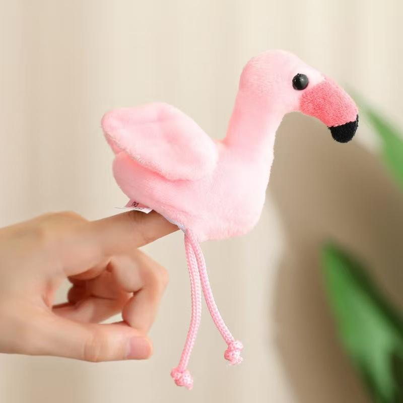 Latest Marine Animal Finger Cover Filled Plush Toy Handmade Doll Cartoon Anime Cute Children's Birthday Gift Fun Doll